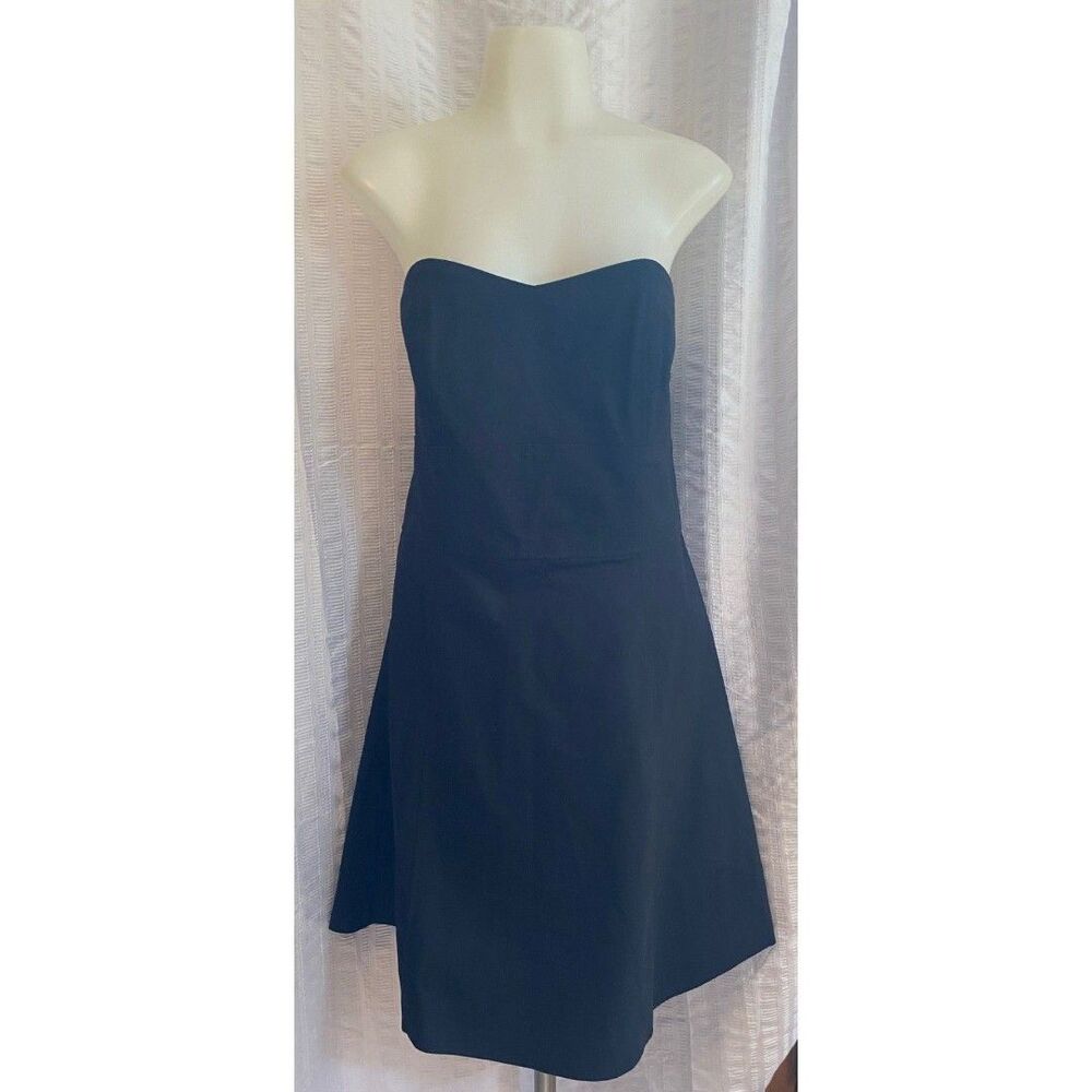 Issac Mizrahi For Target Black Strapless Fit & Flare Dress